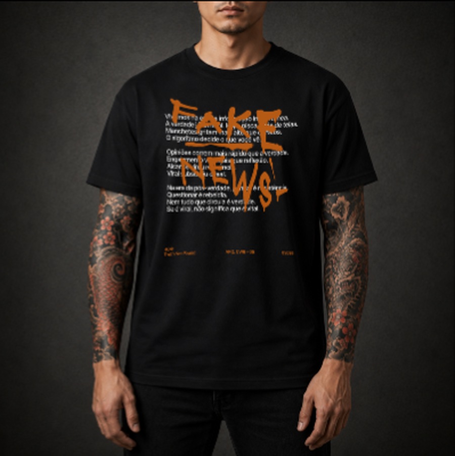 Camiseta BLKOUT PR01 Fake News