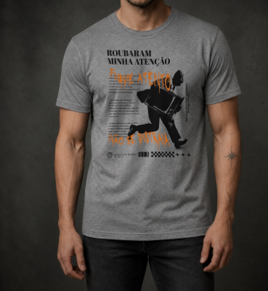 Camiseta BLKOUT PR03 Fique Atento