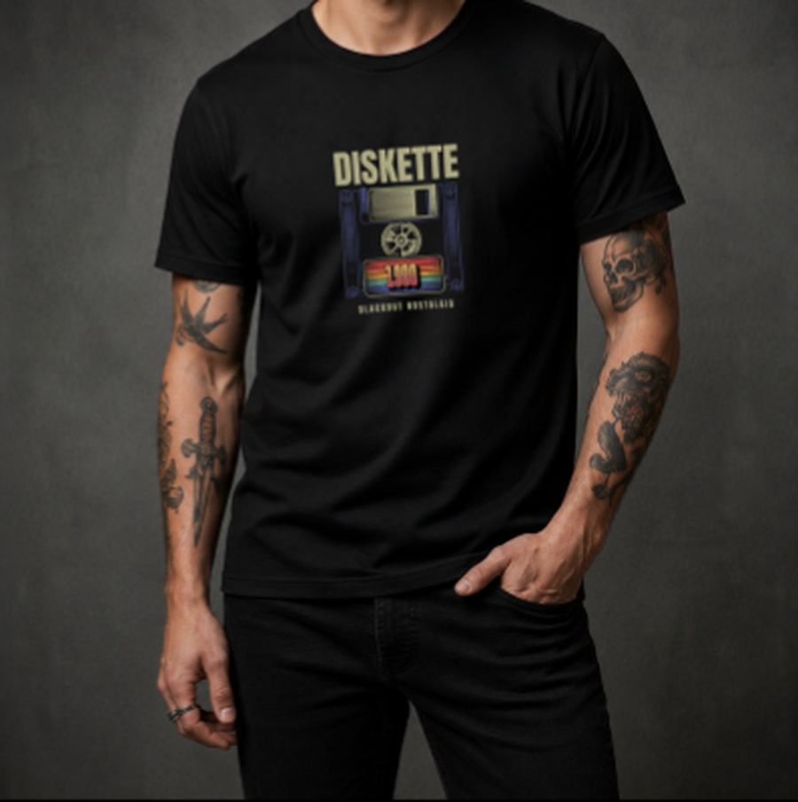 Camiseta BLKOUT RE02 Diskette