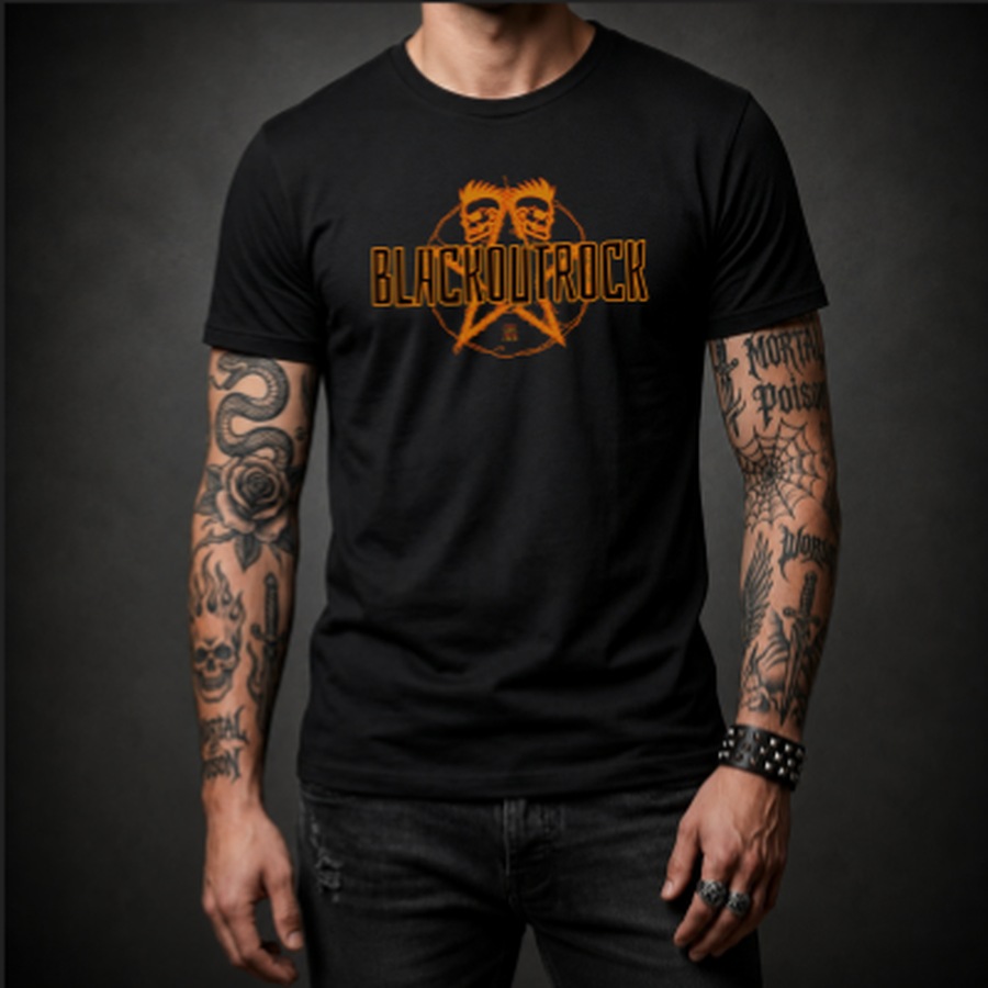 Camiseta BLKOUT RO02 Twin Skulls
